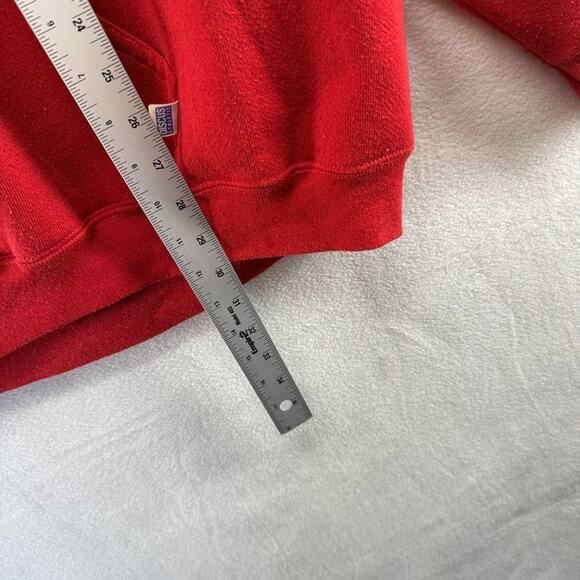 Vintage Divine Child Sweatshirt Men's 2XL Red Hoodie USA made 80s 90s Falcons - Picture 5 of 13